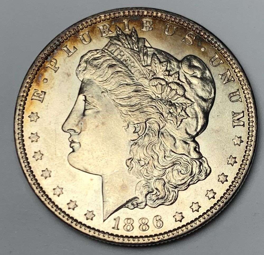 1886 Morgan Silver Dollar MS66: A very special consignment. Once in a great while, some really, really nice silver dollars will hit the market. These coins come from a old, old-timer! By order of the consignor, none of these coins a