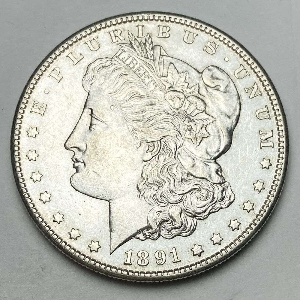 1891-S Morgan Silver Dollar MS64 (1 of 7)