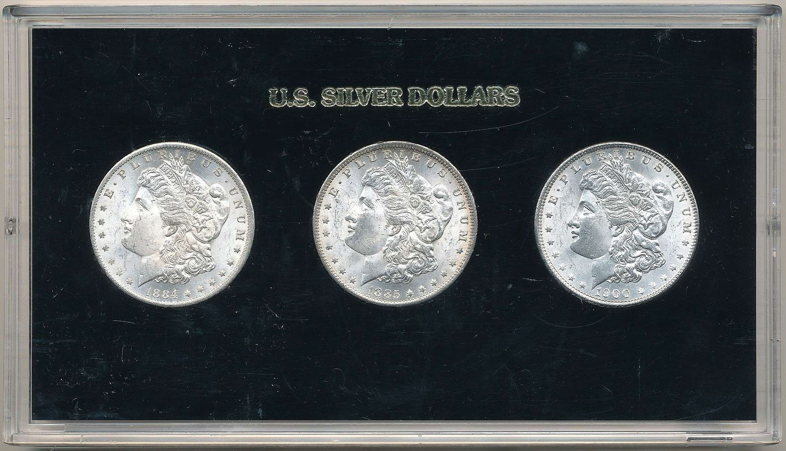 1884-O-1900 Morgan Silver Dollar Set Museum Quality Choice BU (3-coins) (1 of 12)