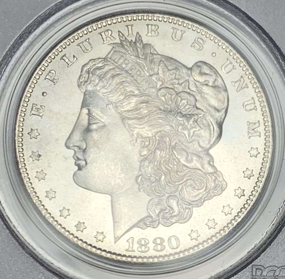 1880-S Morgan Silver Dollar PCGS MS65: Winner shall receive the exact coin shown here. (MR/TL)