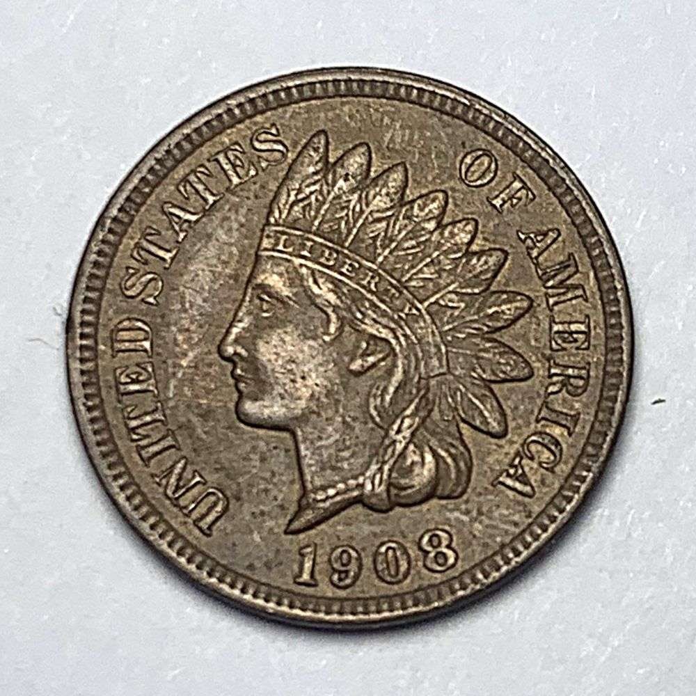 1908-S Indian Head Cent MS62 Details: Winner shall receive the exact coin shown here. (MK/LPR)