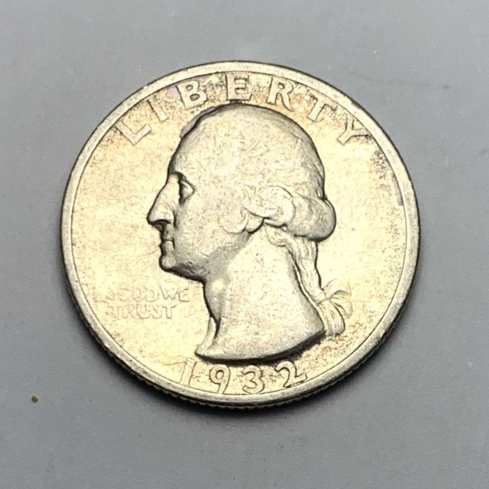 1932-S Washington Silver Quarter XF Details: Winner shall receive the exact coin shown here. (MK/TVC=B)
