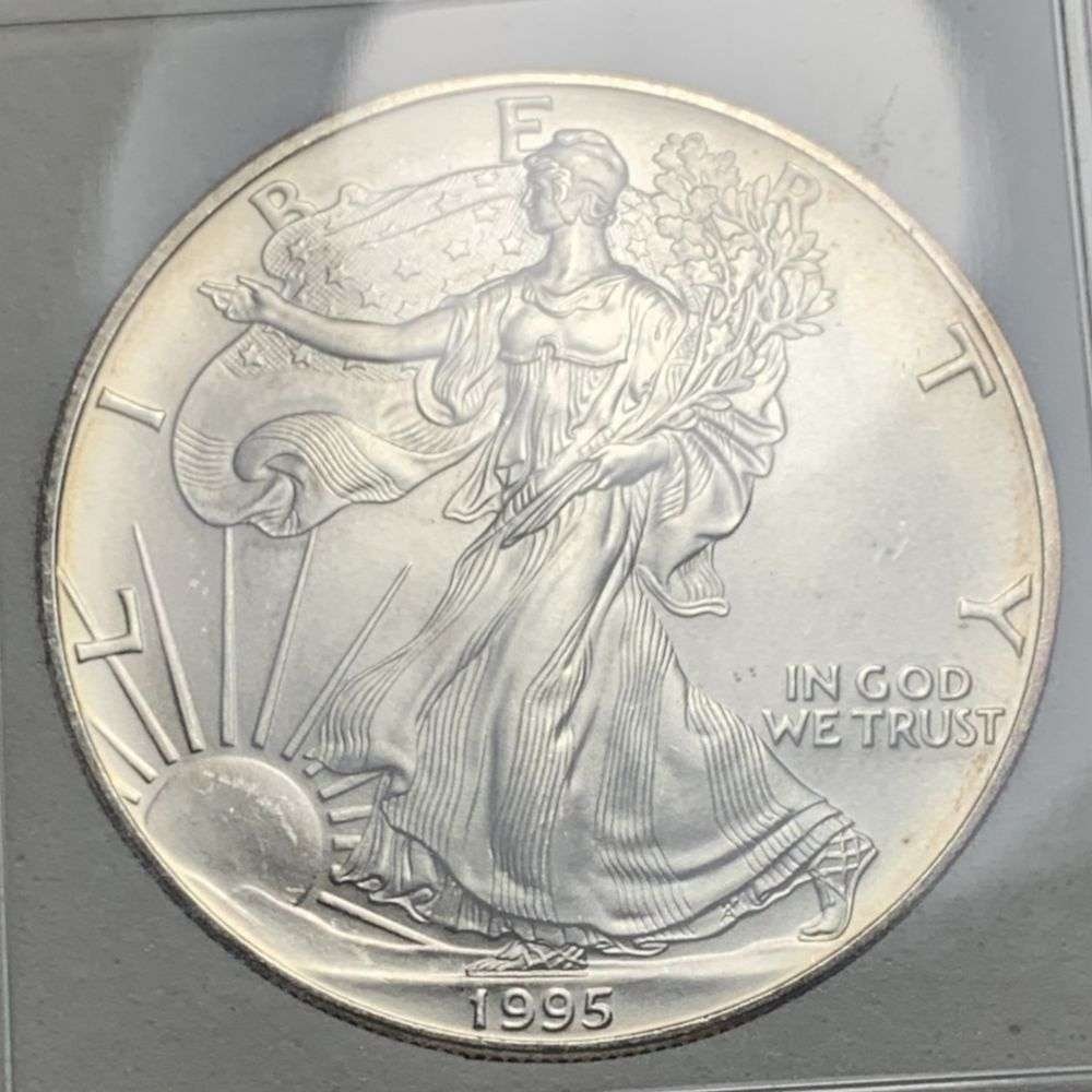 1995 American Silver Eagle MS70 (1 of 4)