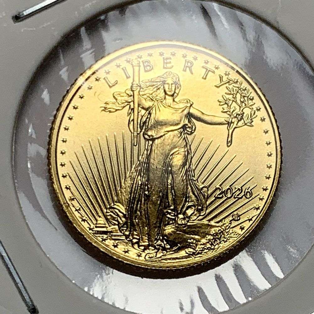 Last Minute! 2026 American $5 Gold Eagle 1/10 ozt (1 of 2)