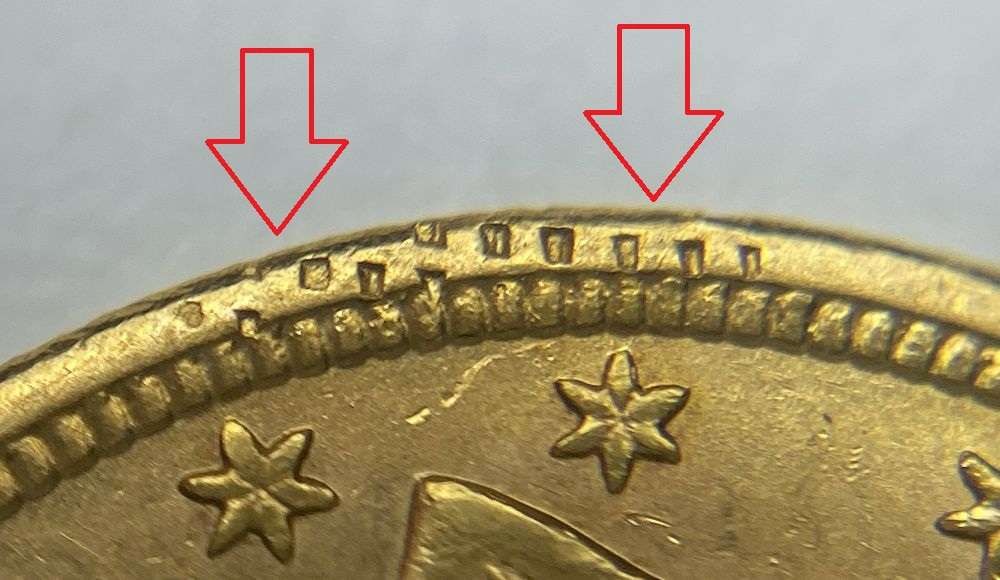 Last Minute! Mint Error 1881-S Gold $5 Liberty Head: Winner shall receive the exact coin shown here. (RR/)