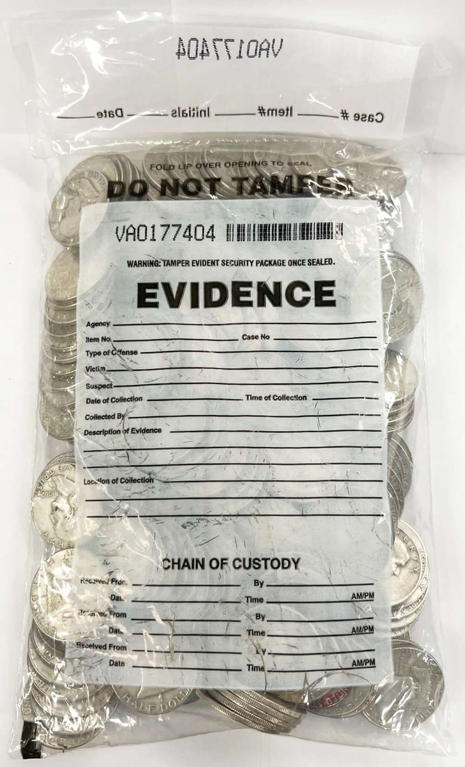 $100 Face Franklin 90% Silver Half Dollars (200-coins) - 5