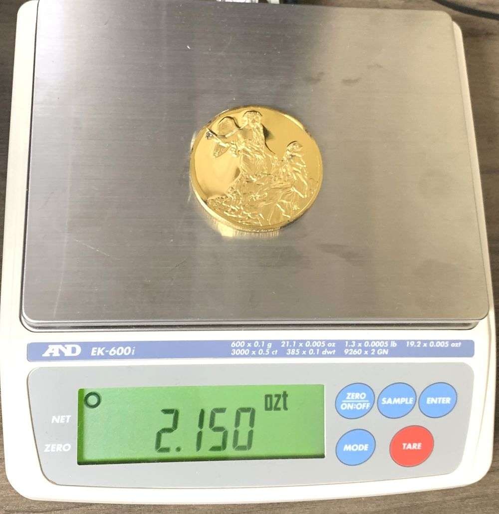 Vintage Ecstasy Of Saint Theresa 1645-1652 Gianlorenzo Bernini 24k Gold Over Sterling Silver 2.15ozt (1 of 6)