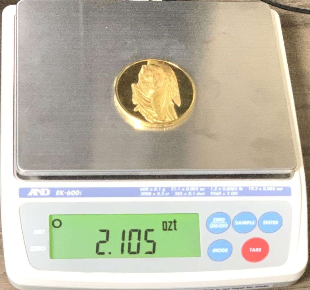 Vintage Nike Adjusting Her Sandal c.410 B.C. Greek 24k Gold Over Sterling Silver 2.105 ozt (1 of 6)