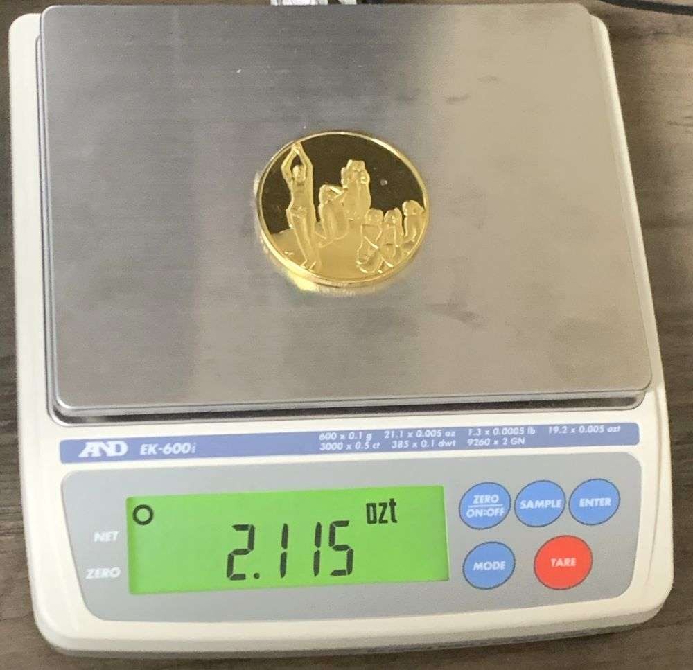 Vintage Where Do We Come From? What Are We? Where Are We Going? 24k Gold Over Sterling Silver 2.11oz (1 of 6)