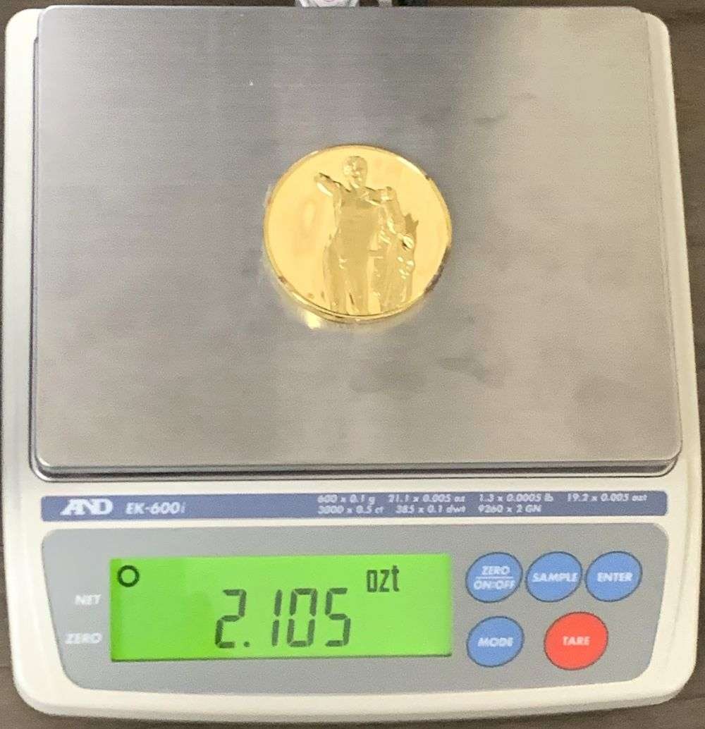 Vintage Hermes c.330-320 B.C. Praxiteles 24k Gold Over Sterling Silver 2.105 ozt (1 of 6)