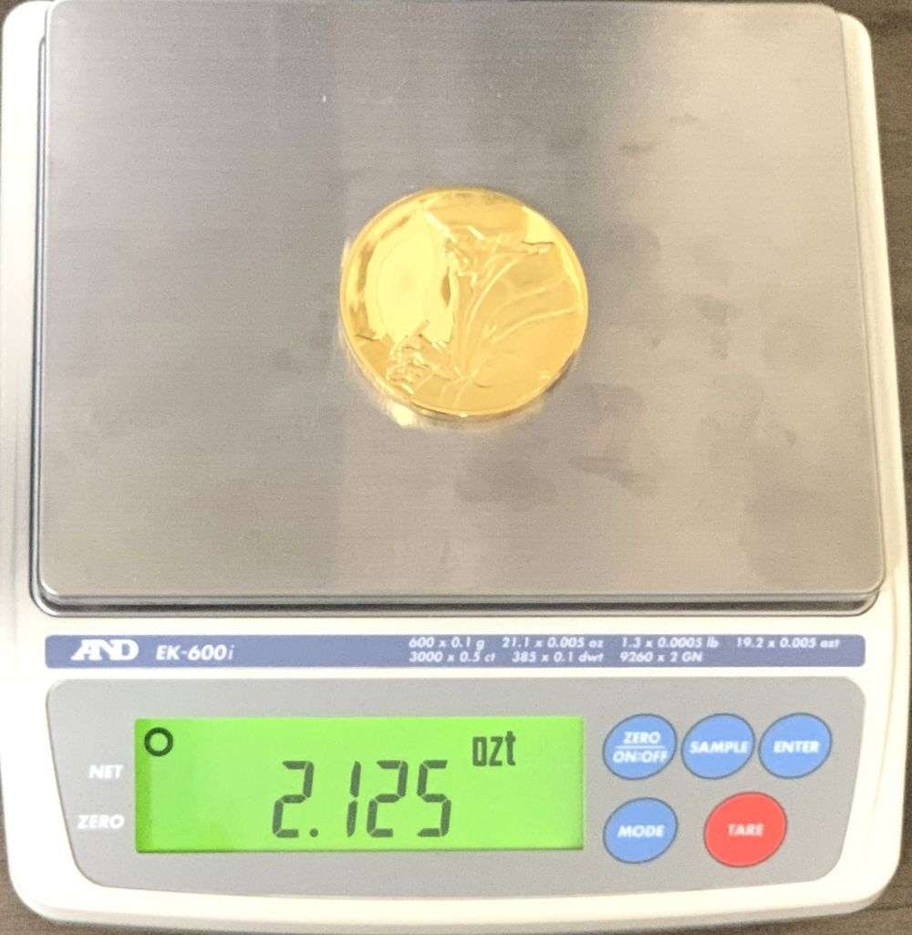 Vintage Erasmus of Rotterdam c.1523 Hans Holbein the Younger 24k Gold Over Sterling Silver 2.125 ozt (1 of 6)