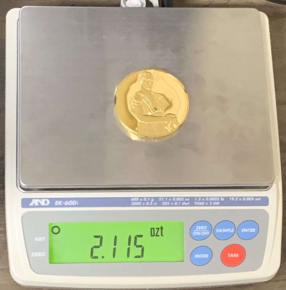 Vintage Charioteer c.470 B.C. Greek 24k Gold Over Sterling Silver 2.115 ozt (1 of 6)