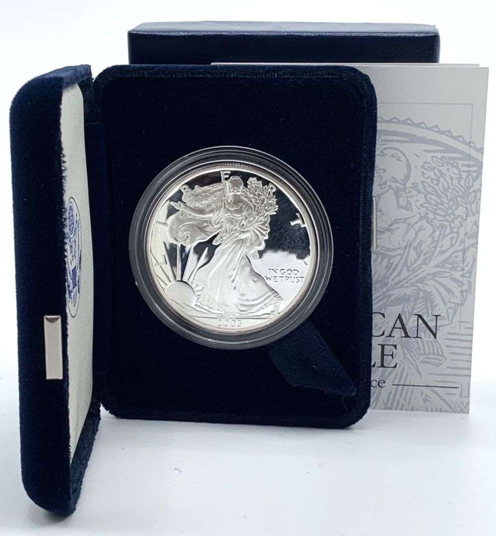 Vintage High Grade 2003-W Proof American Silver Eagle OGP (1 of 4)