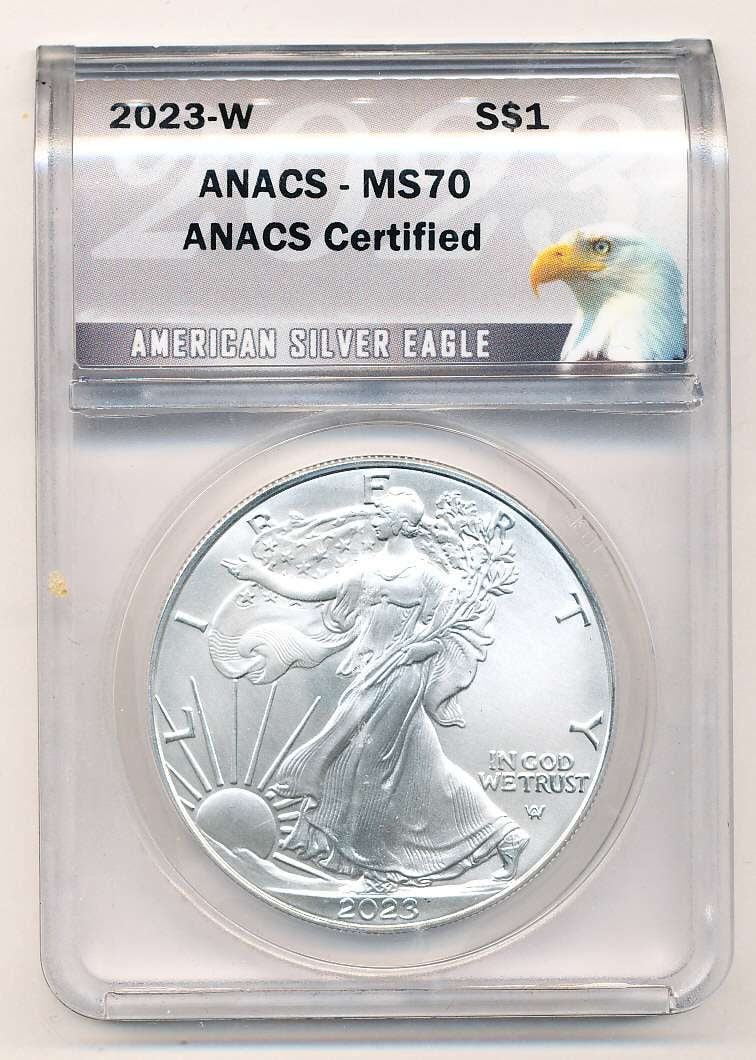 2023-W American Silver Eagle ANACS MS70 (1 of 4)