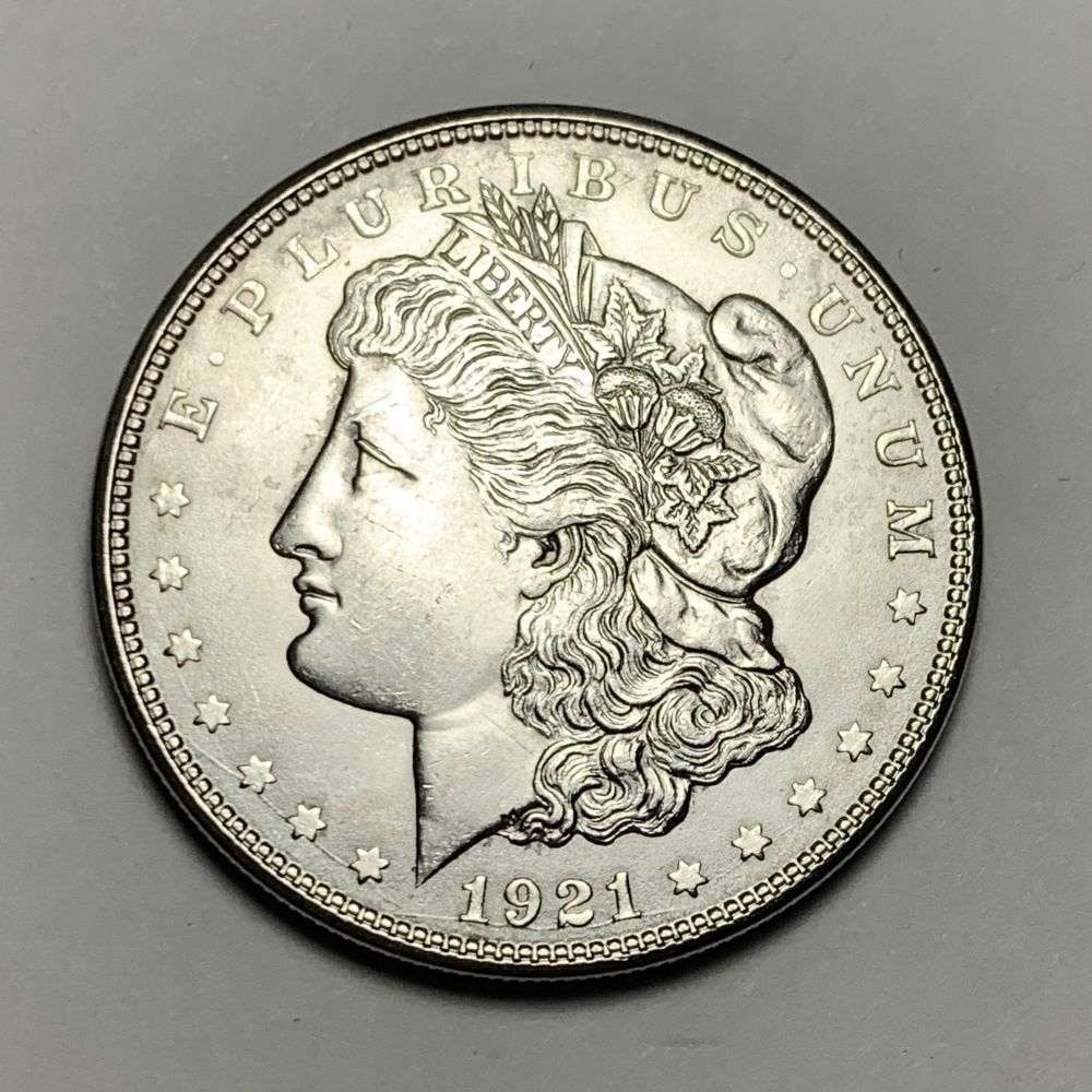 1921-D Morgan Silver Dollar MS65 Details: Winner shall receive the exact coin shown here. (MK/B)