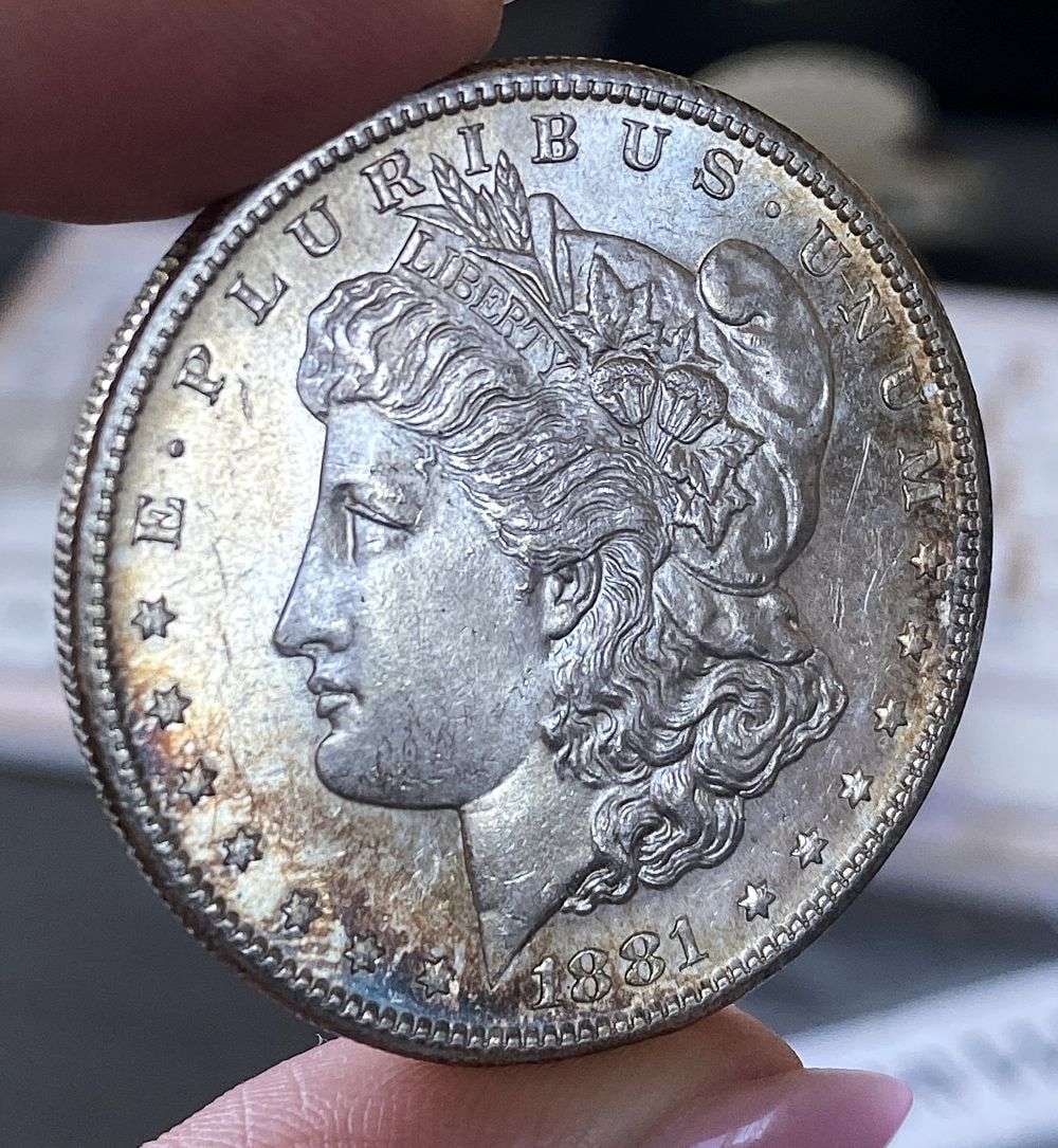 1881-S Morgan Silver Dollar MS65 PL: Winner shall receive the exact coin shown here. (MK/B)