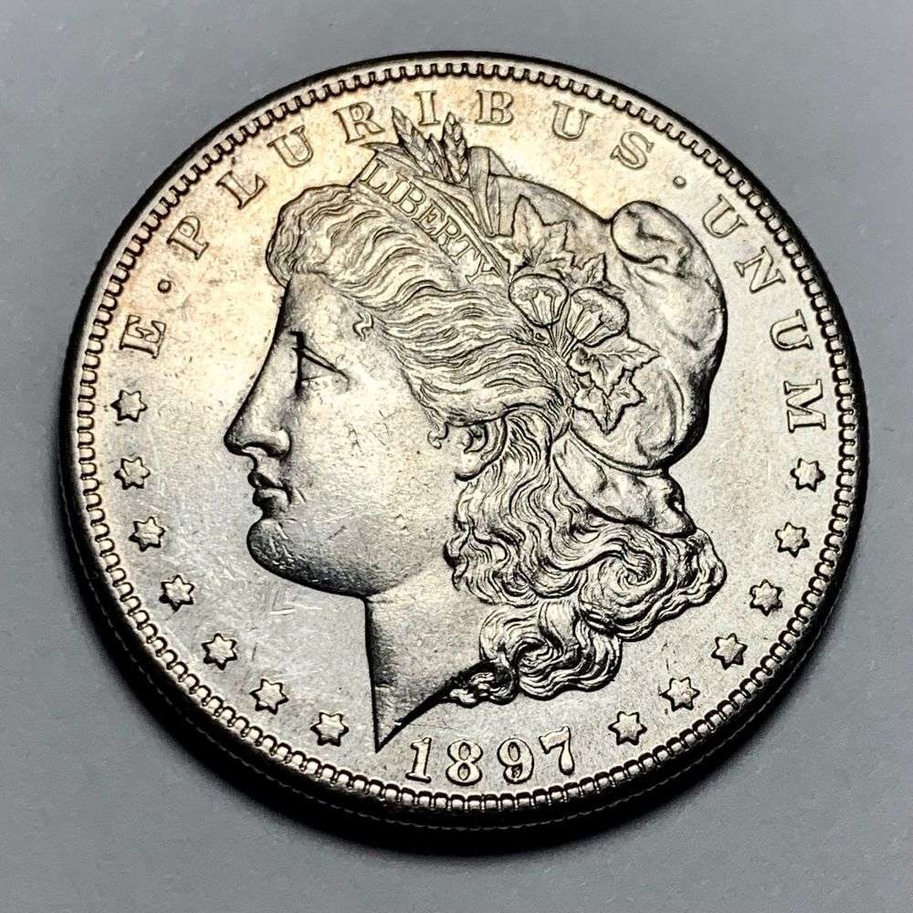 1897-S Morgan Silver Dollar MS62 Details (1 of 2)
