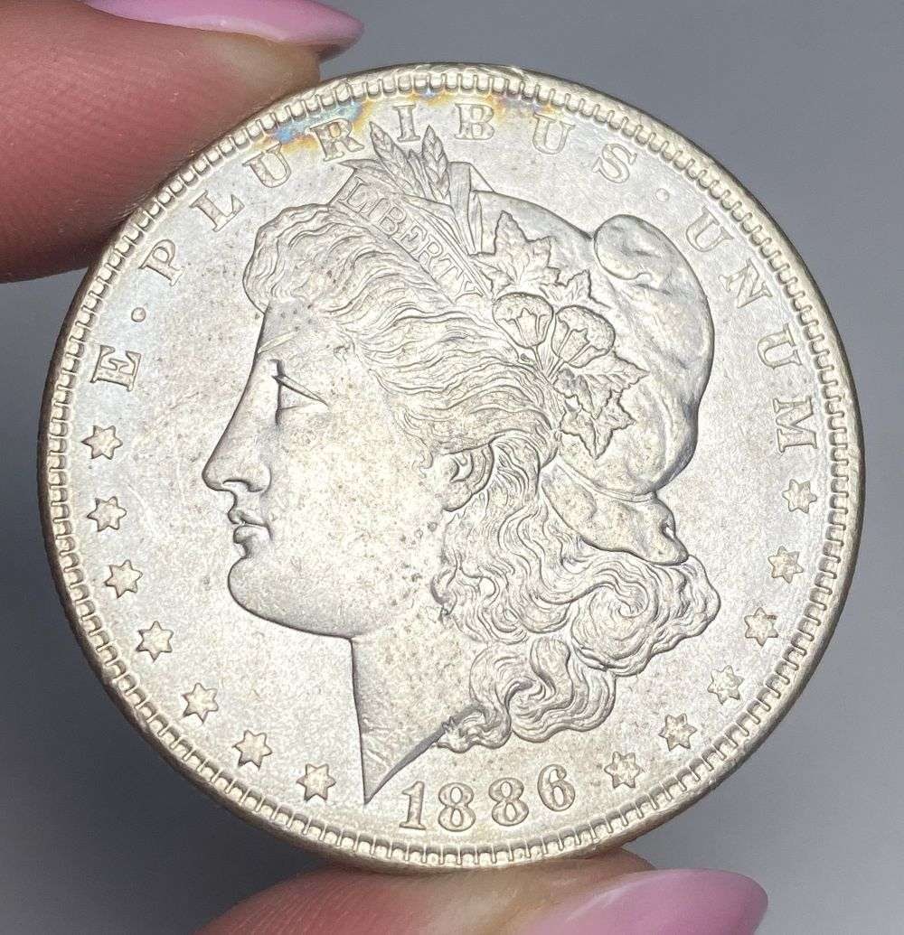 1886 Morgan Silver Dollar MS65: A very special consignment. Once in a great while, some really, really nice silver dollars will hit the market. These coins come from a old, old-timer! By order of the consignor, none of these coins a