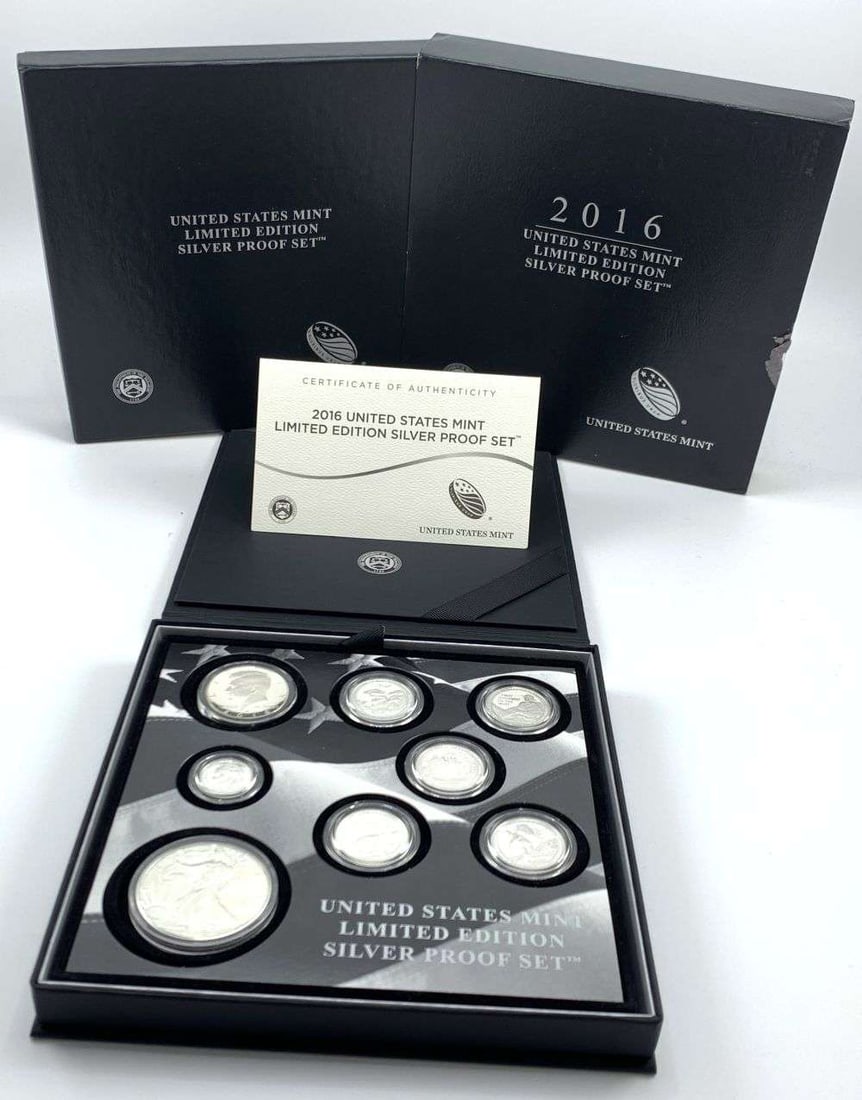 2016 Limited Edition United States Silver Proof Set (8-coins) (1 of 11)