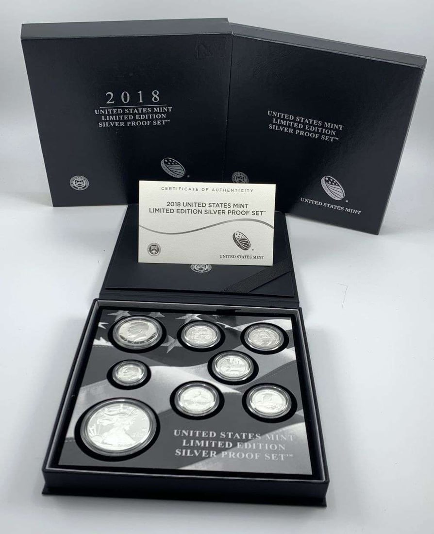 2018 Limited Edition United States Silver Proof Set (8-coins) (1 of 11)
