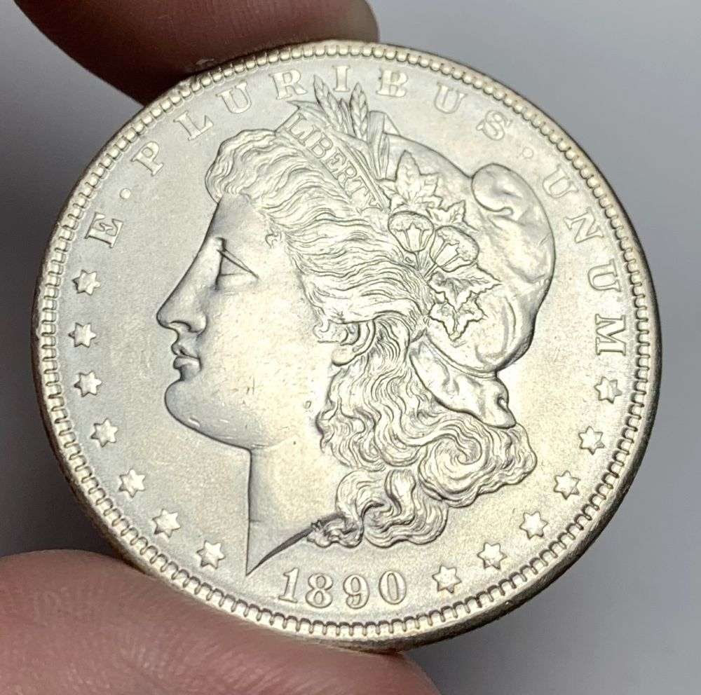 1890 Morgan Silver Dollar MS64: A very special consignment. Once in a great while, some really, really nice silver dollars will hit the market. These coins come from a old, old-timer! By order of the consignor, none of these coins a