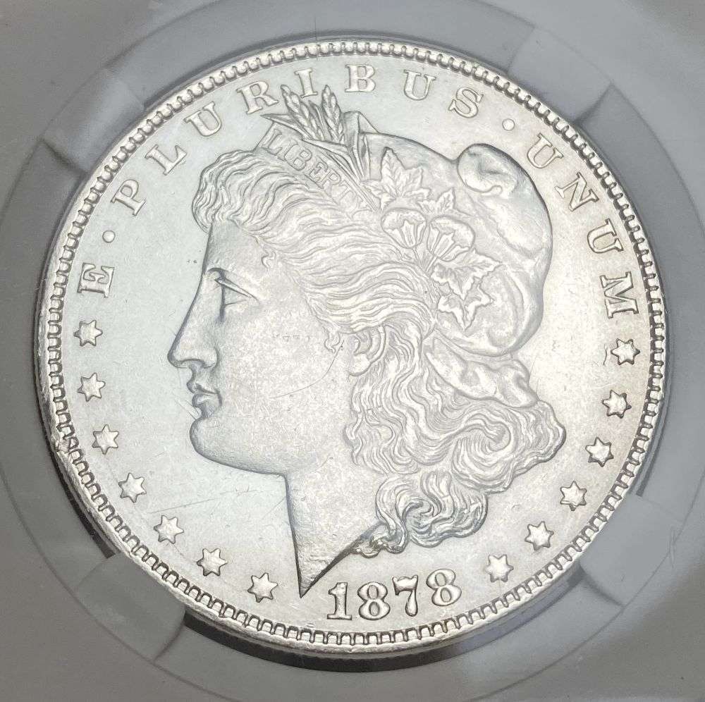 1878 7/8TF Morgan Silver Dollar MS64 (1 of 5)