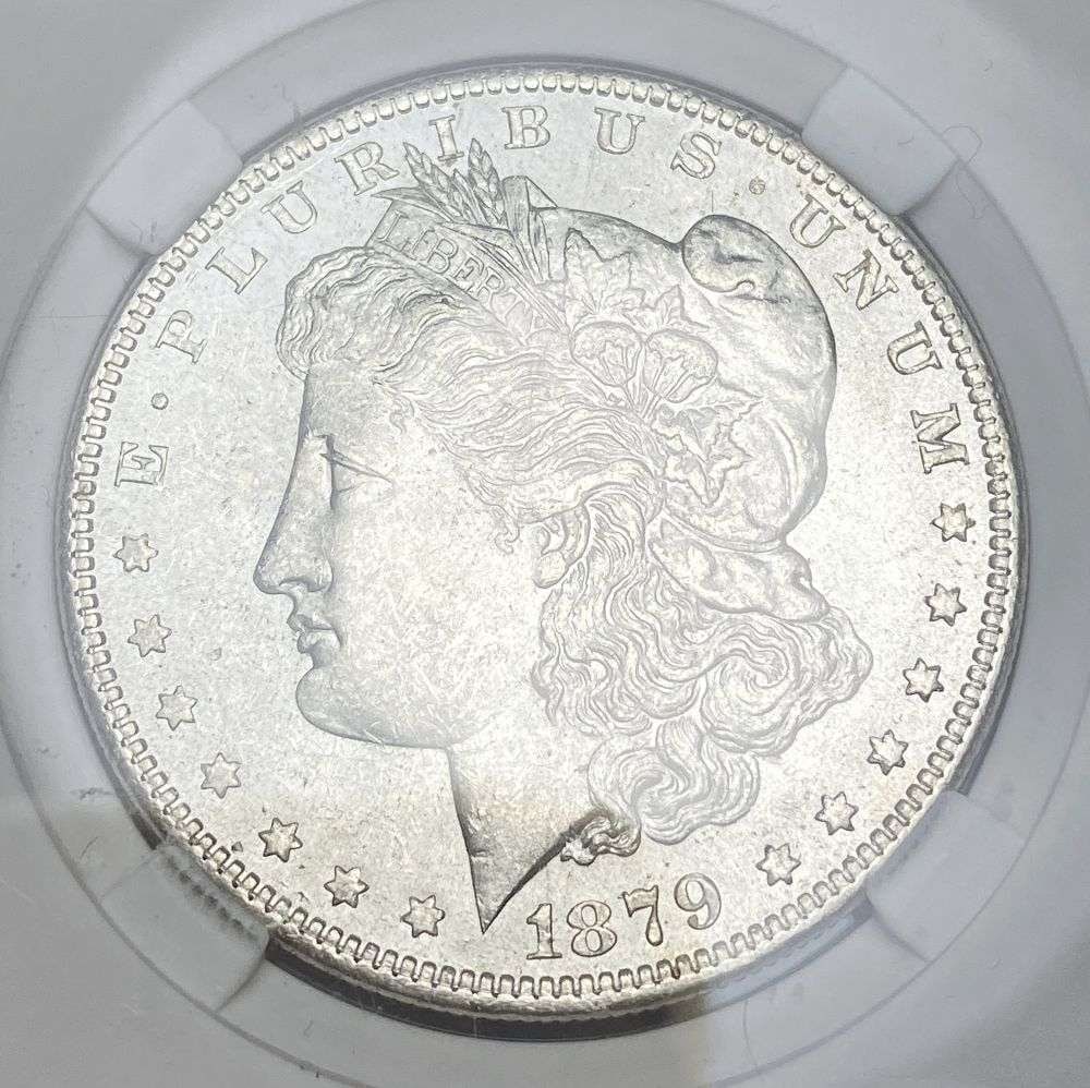 1879-O Morgan Silver Dollar MS64+ (1 of 4)