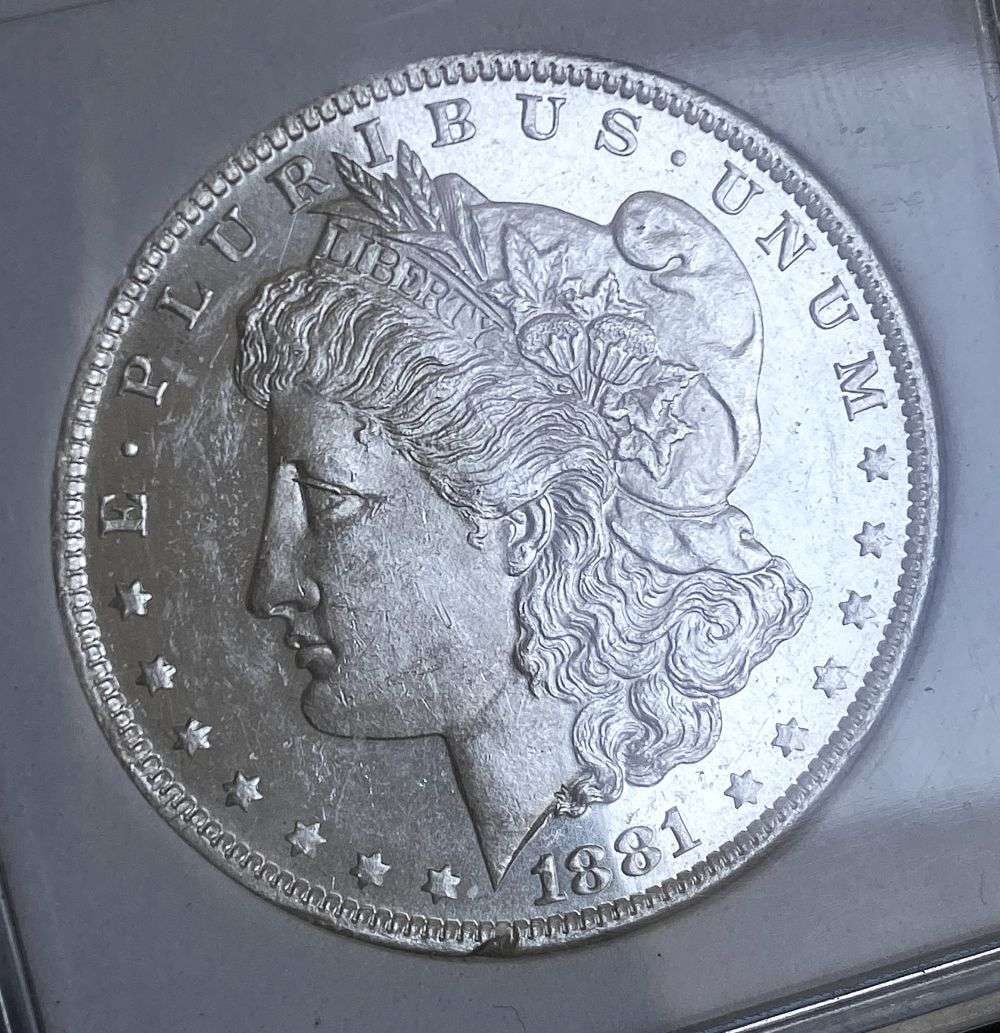 1881-O Morgan Silver Dollar Sleepy Hollow MS63 DMPL (1 of 4)