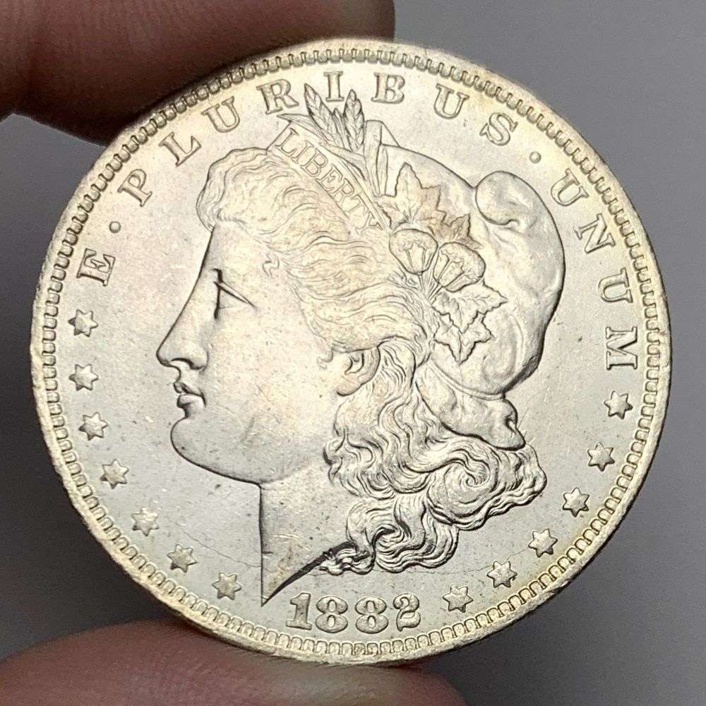 1882-O Morgan Silver Dollar MS65 (1 of 2)