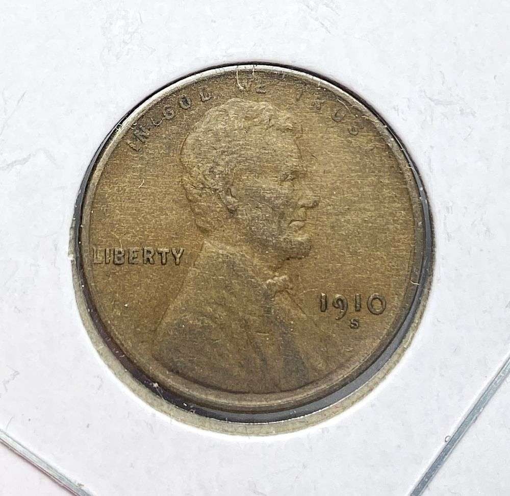 Better Date 1910-S Lincoln Cent AU55 (1 of 3)
