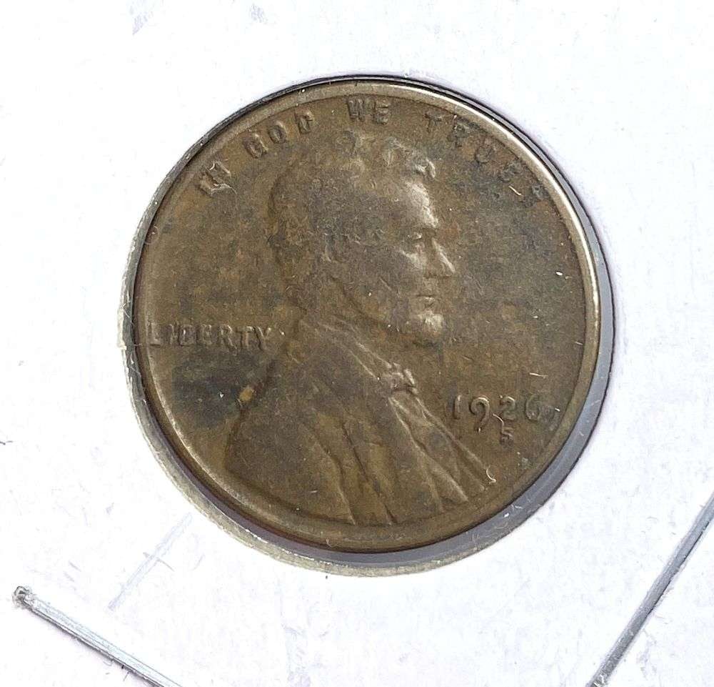 Better Date 1926-S Lincoln Cent AU55 Details (1 of 3)