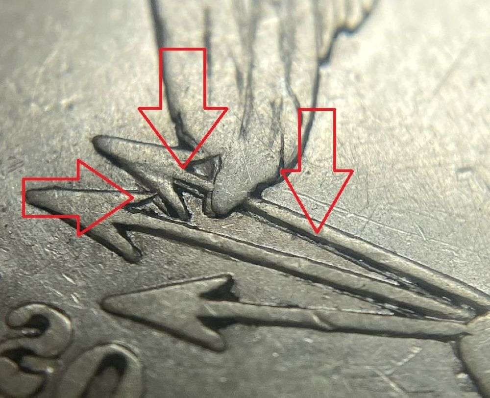 Rare 1876-CC Trade Silver Dollar AU58 Details DDR (1 of 6)