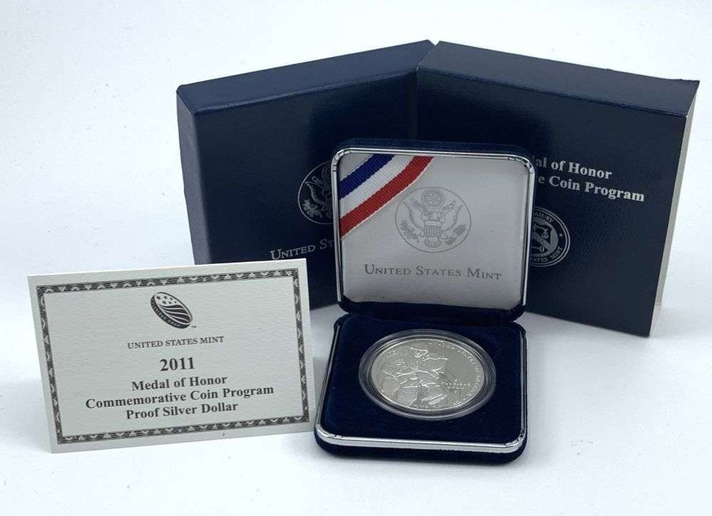 2011 Medal OF Honor Commemorative Proof Silver Dollar OGP (1 of 4)