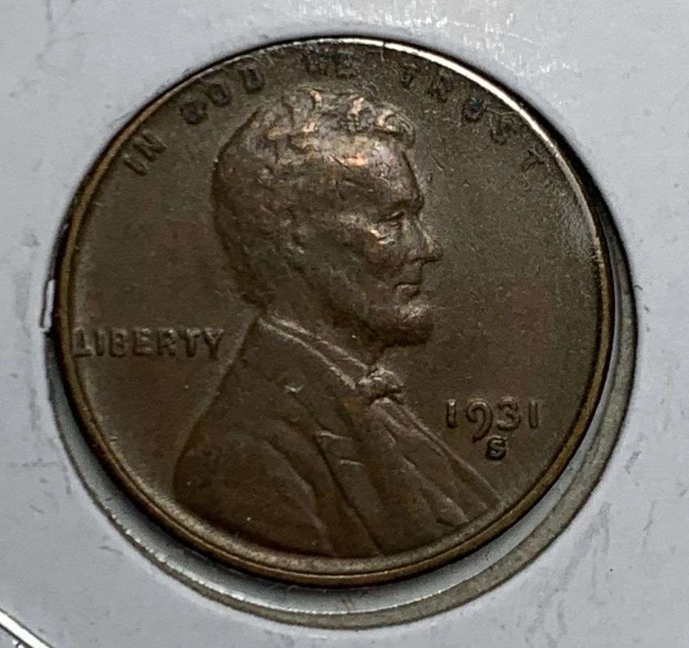 Better Date 1931-S Lincoln Cent AU58 (1 of 3)