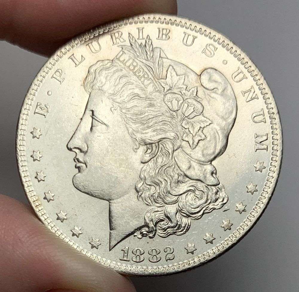 1882-O Morgan Silver Dollar MS65 (1 of 2)