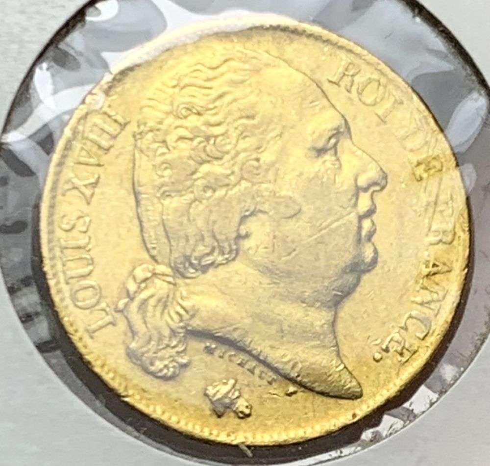 French Last Minute Gold! 1819-Q French 20 Franc Gold .1867 AGW AU (1 of 3)