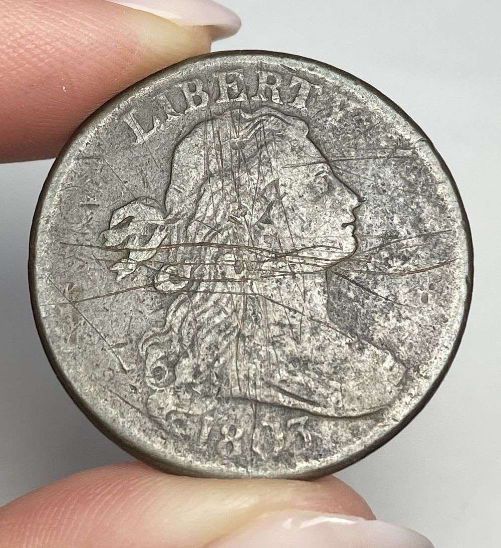 1803 Large Cent VF Details (1 of 2)