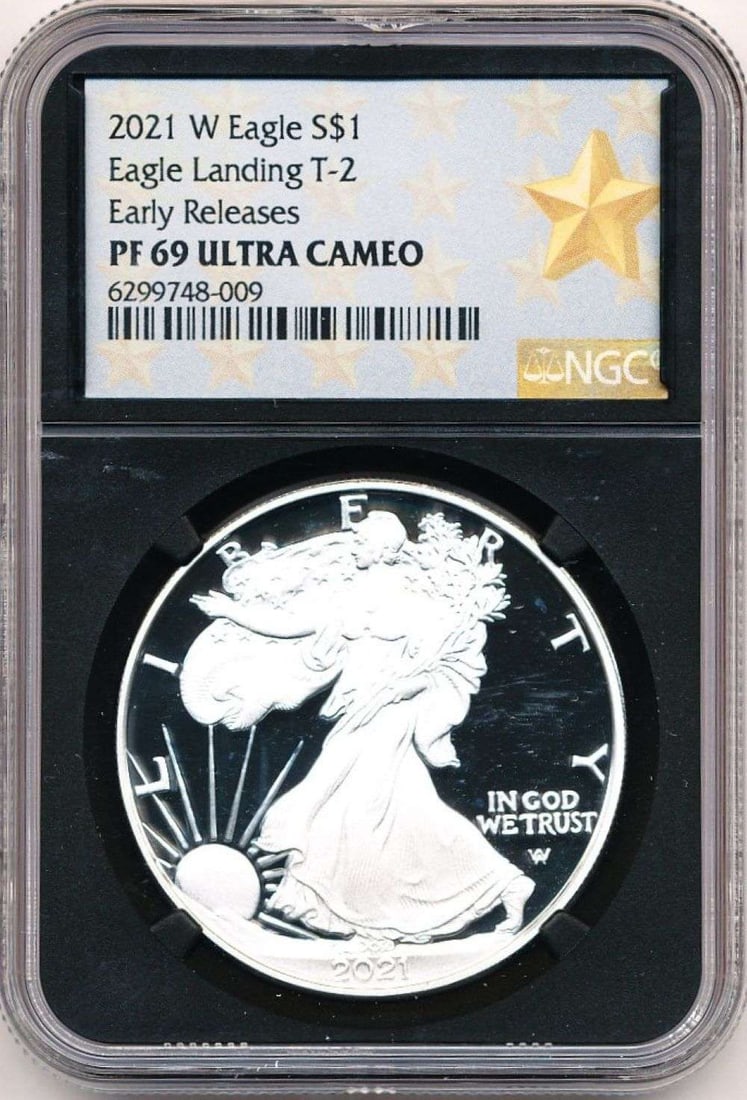 2021-W American Silver Eagle Type 1 NGC PF69 Ultra Cameo Early Releases (1 of 4)