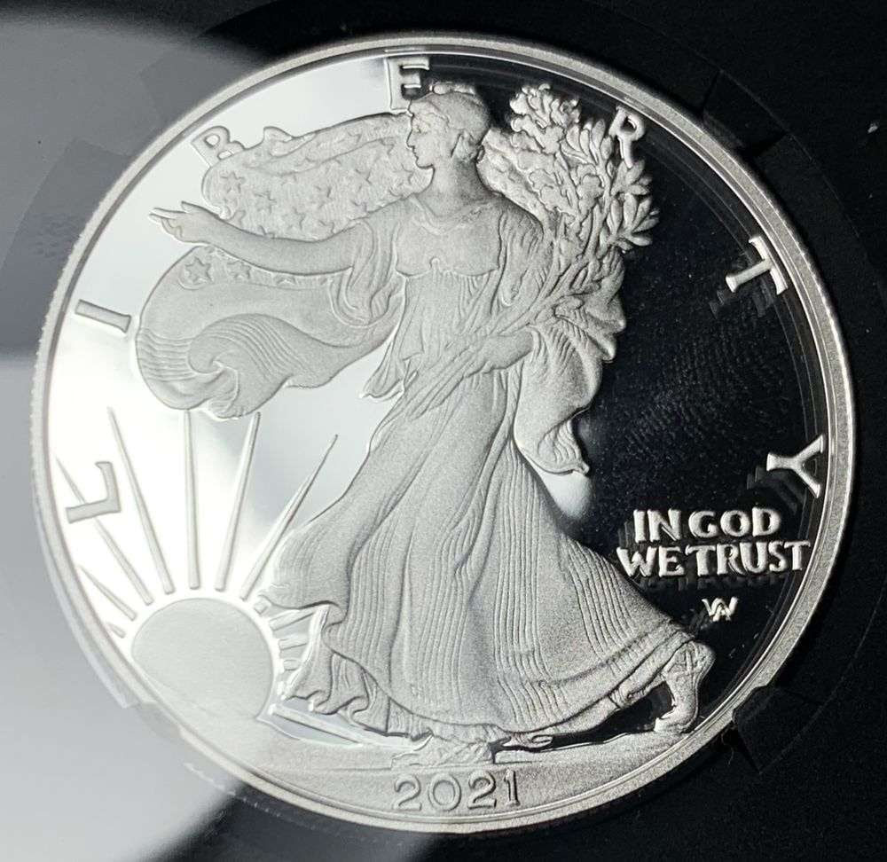 2021-W American Silver Eagle Type 2 NGC PF69 Ultra Cameo Early Releases (1 of 4)