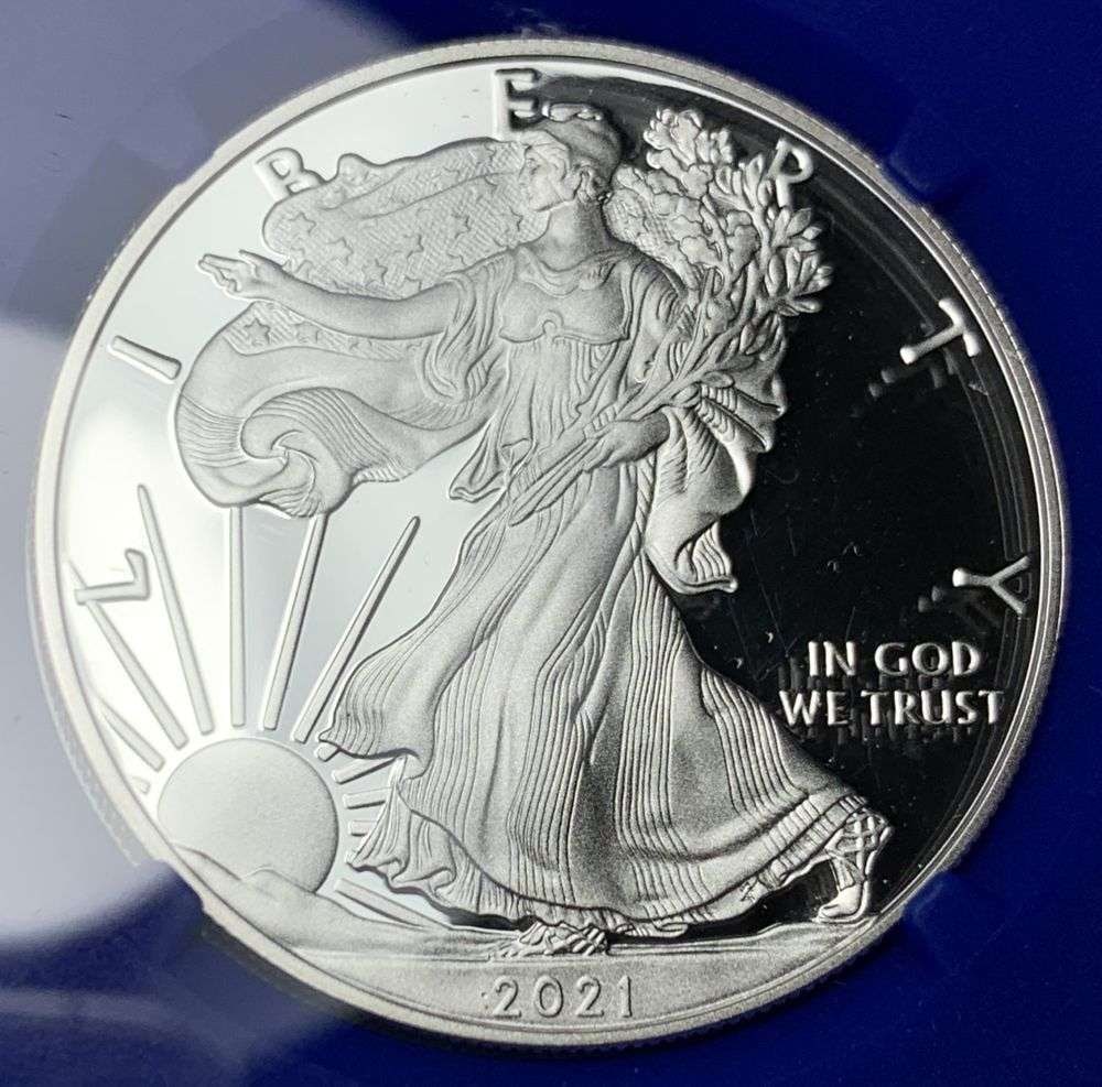 2021-W American Silver Eagle Type 1 NGC PF69 Ultra Cameo Early Releases: Winner shall receive the exact coin shown here. (MR/B)
