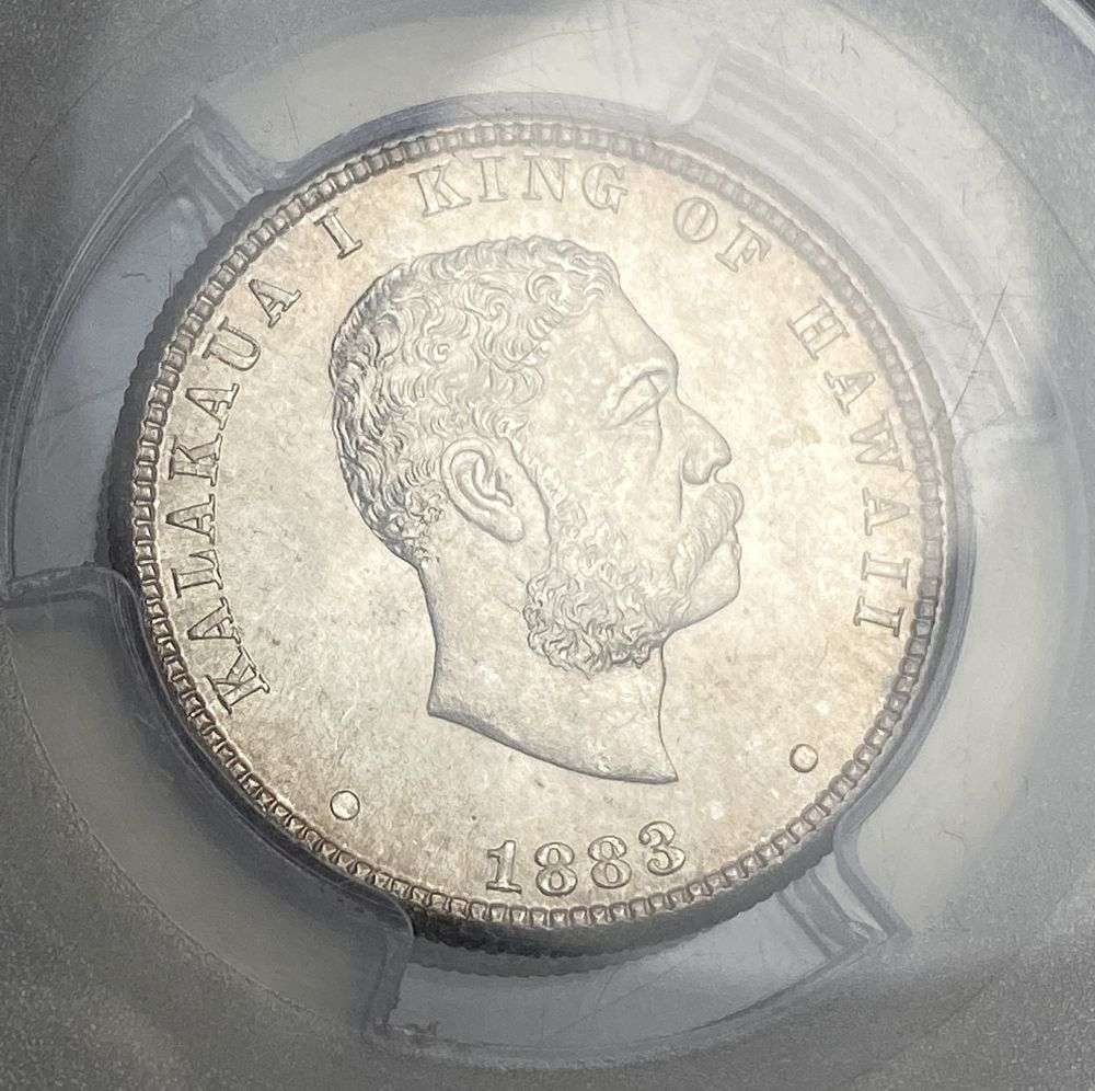 1883 Hawaii Silver Quarter PCGS MS65+ (1 of 4)