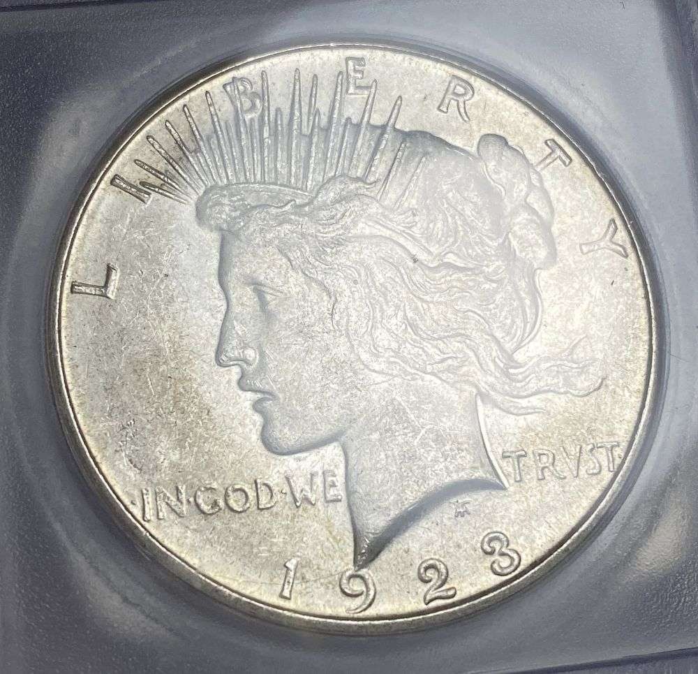 1923-D Peace Silver Dollar MS62 (1 of 4)