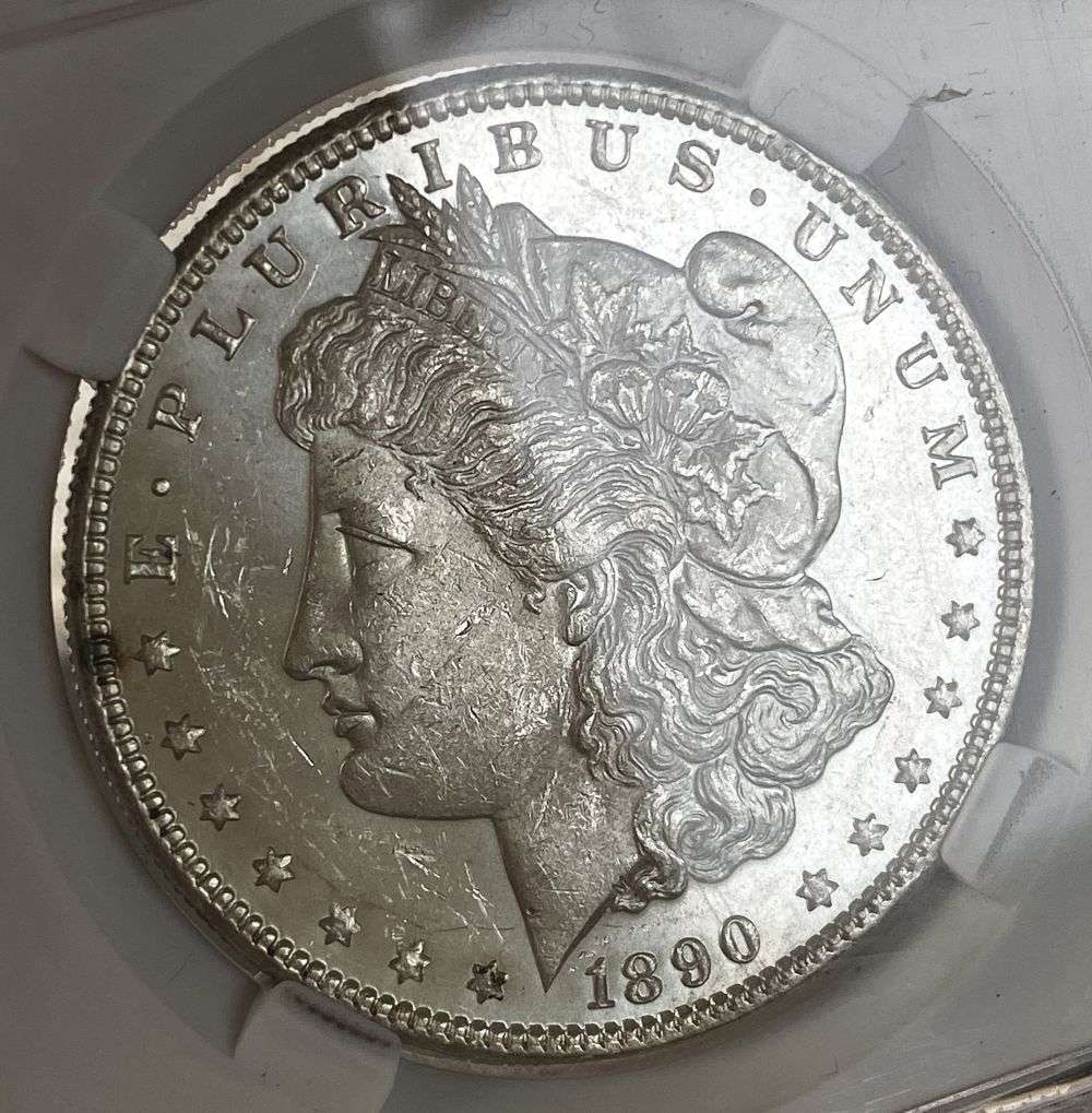 1890 Morgan Silver Dollar MS65 DMPL (1 of 4)