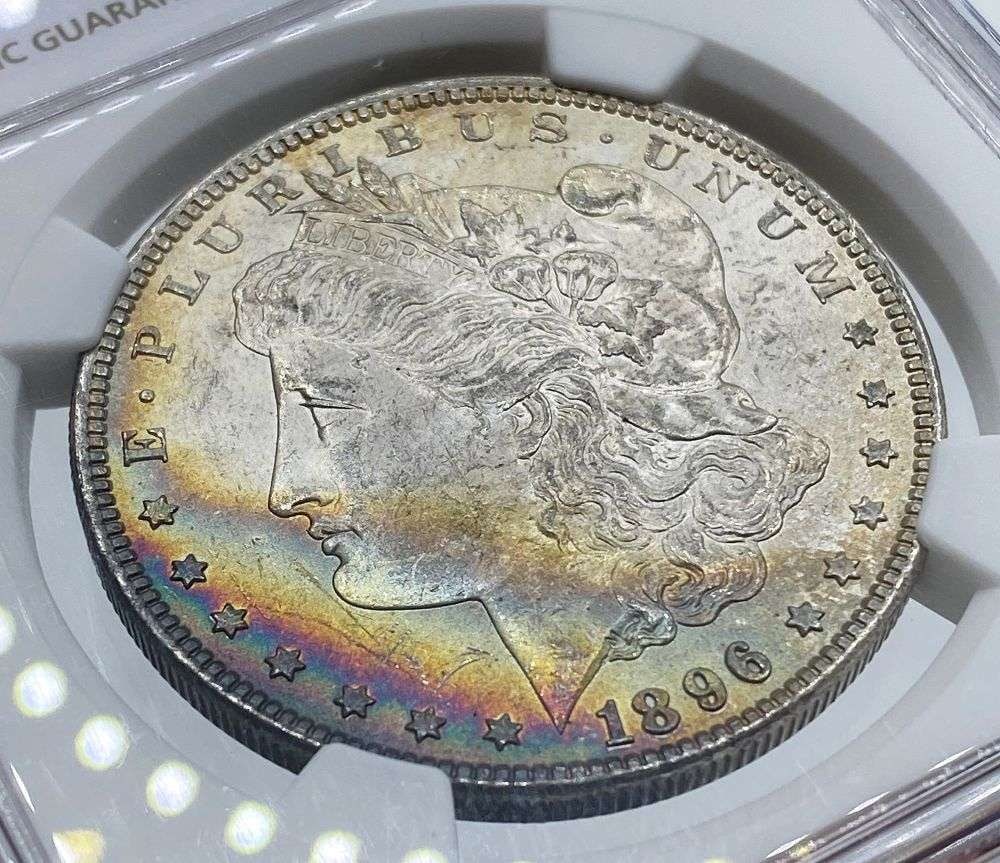 1896 Morgan Silver Dollar NGC MS63 1961 Treasury Collection: Winner shall receive the exact coin shown here. (RR)