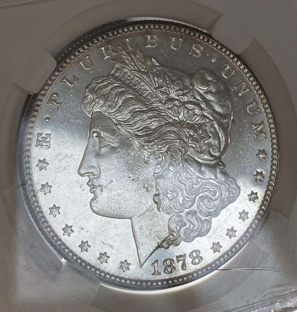 1878 Morgan Silver Dollar MS65 PL Cameo (1 of 4)
