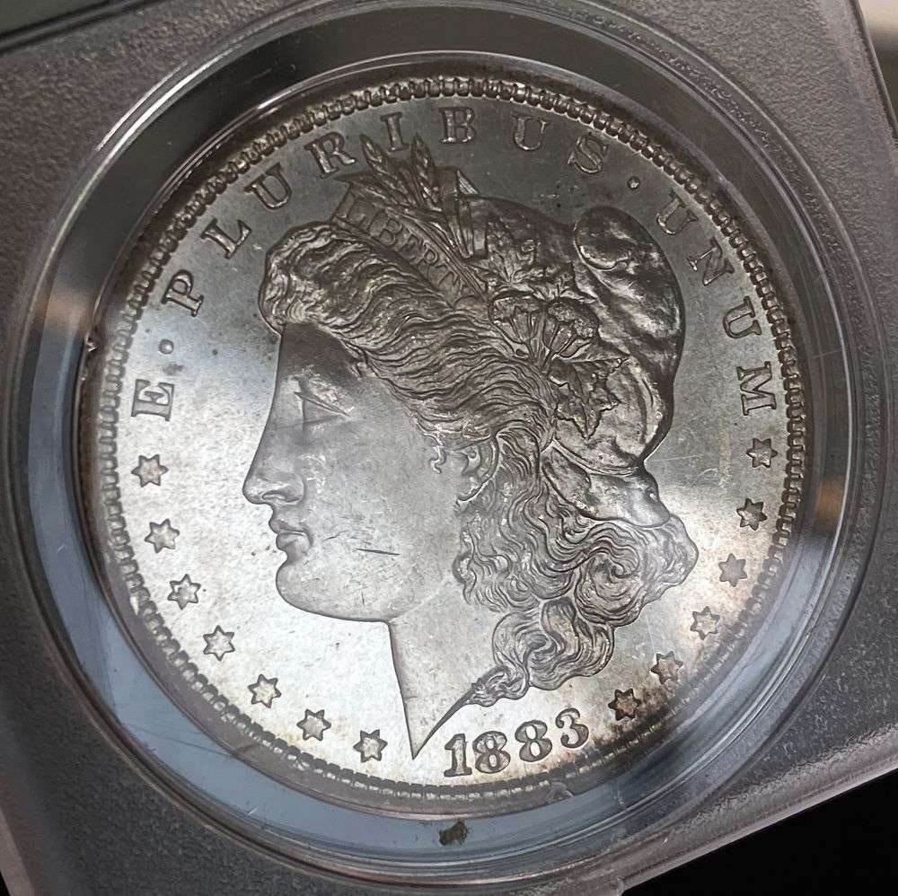 1883-CC Morgan Silver Dollar PCGS MS64 DMPL OGH (1 of 6)