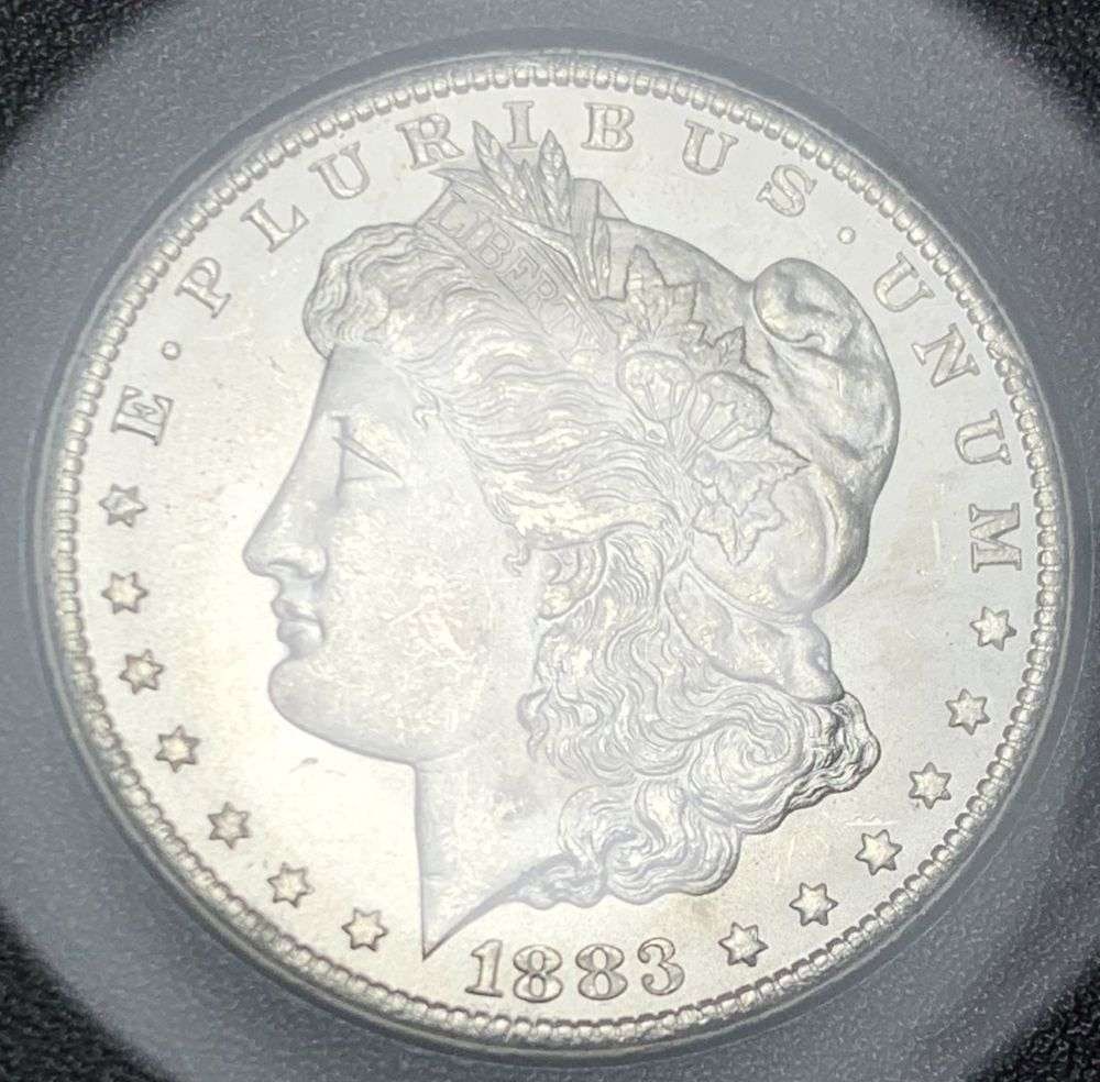 Carson City GSA 1883-CC Morgan Silver Dollar MS63 CAC: Winner shall receive the exact coin shown here. (MR)