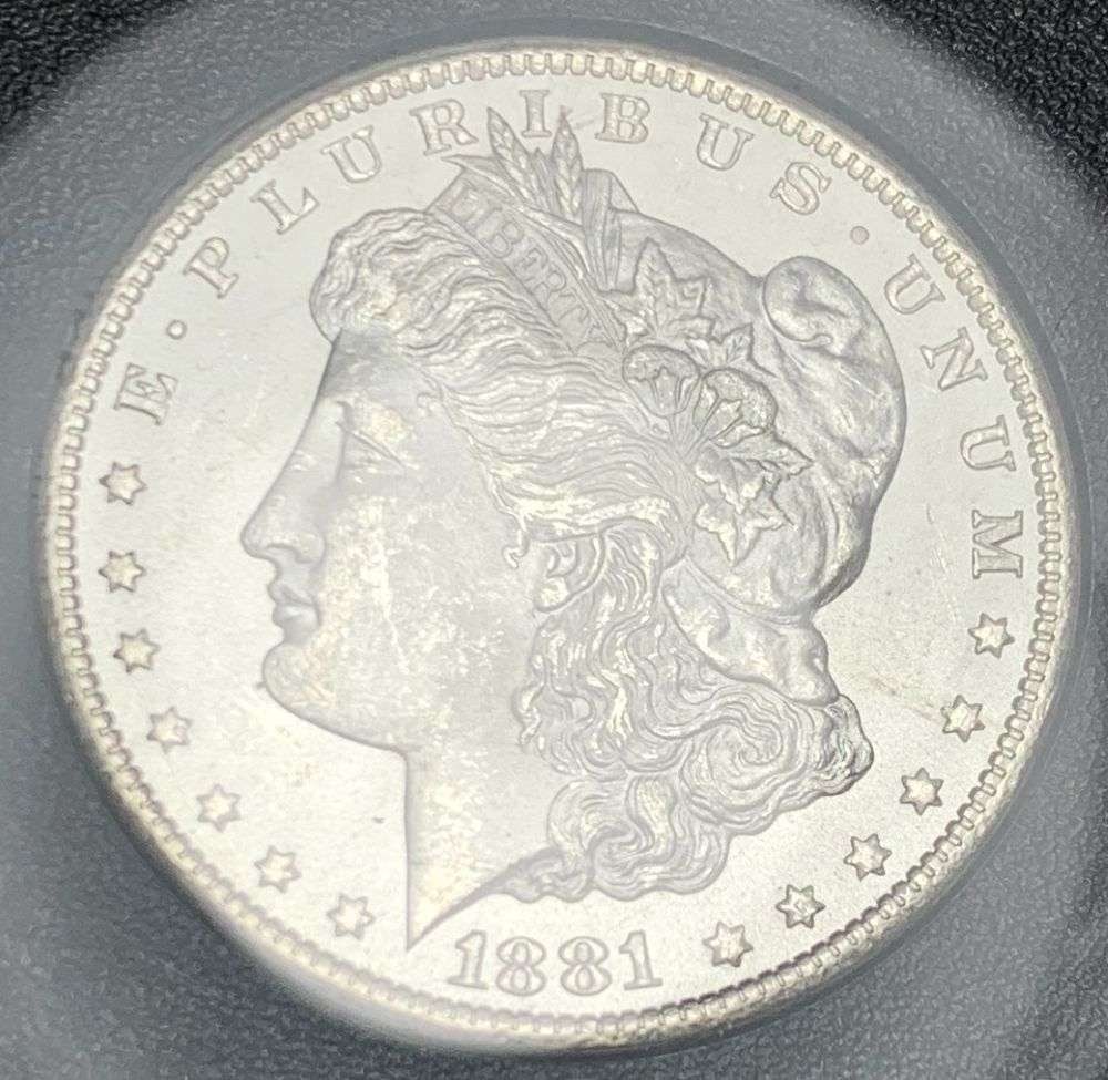 Carson City GSA 1881-CC Morgan Silver Dollar MS62 CAC (1 of 4)