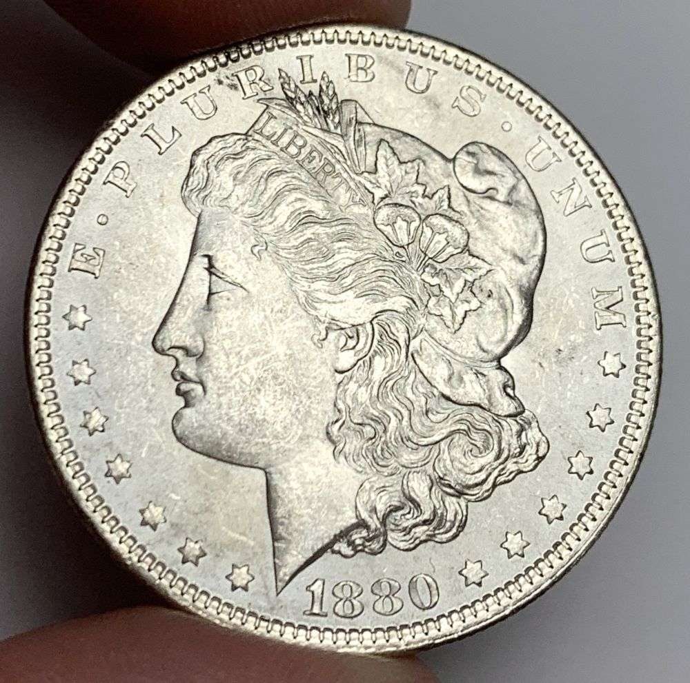 1880 Morgan Silver Dollar MS64: A very special consignment. Once in a great while, some really, really nice silver dollars will hit the market. These coins come from a old, old-timer! By order of the consignor, none of these coins a