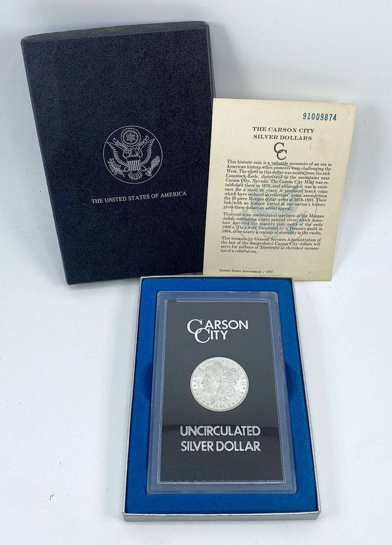 Carson City GSA 1891-CC Morgan Silver Dollar (1 of 8)